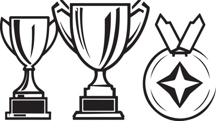 Trophy and Prize Icon Bundle