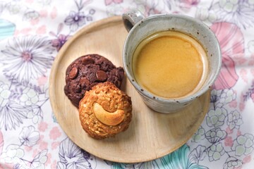 coffee and cookies