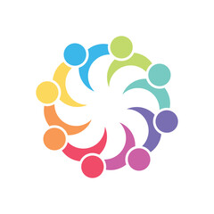Colorful  of Unity and Community logo