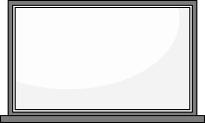 Obraz premium Blank Whiteboard Illustration