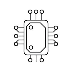 arduino boards line art on white background