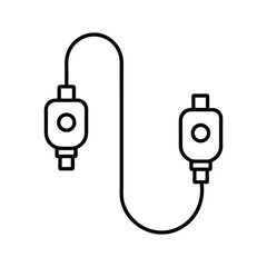 socket adapters line art on white background