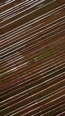 curtains made from bamboo pieces