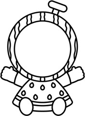 여름 수박 가면을 쓴 어린이 수박모자를 쓴 어린이 수박얼굴합성도안 여름얼굴합성도안 인간수박 유치원 어린이집 여름환경구성 일러스트