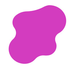 An abstract, irregularly shaped blob with a smooth, fluid form. This versatile design element is ideal for backgrounds, text boxes, overlays, or adding a modern, soft touch to digital graphics.