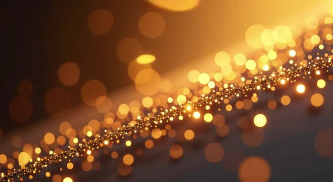 golden bokeh background blurred effect creating beautiful mesmerizing effect background filled multitude golde