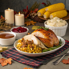 roasted chicken with vegetables