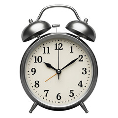 Alarm clock isolated on white