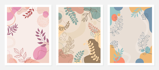 Spring background with beautiful. Hand drawn colourful art background design.