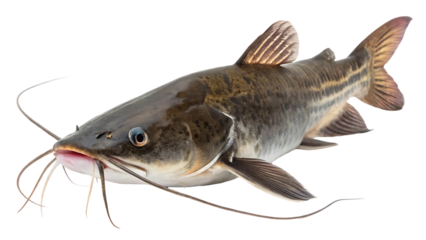 : Slender striped catfish view