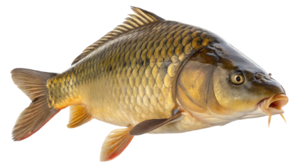 Golden scaled common carp