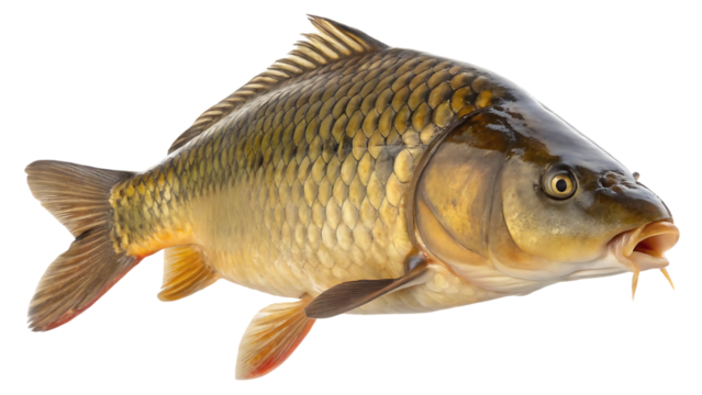 Golden scaled common carp