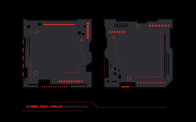 cyber tech circuit frames