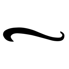 brush scribble underline vector