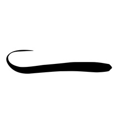 brush scribble underline vector