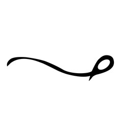 brush scribble underline vector