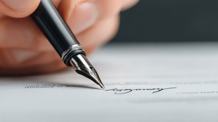 A digital pen signing a form electronically with blank space for captions, esignature graphic, modern