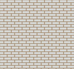 Fototapeta premium Light Pink Glossy Brick Tile Seamless Pattern – Vector Background 