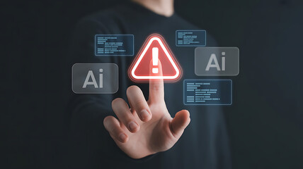 Scam Alert Symbols and Warning Sign Icons for Fraud Prevention and Cybersecurity Awareness

