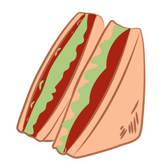 ham and cheese sandwich