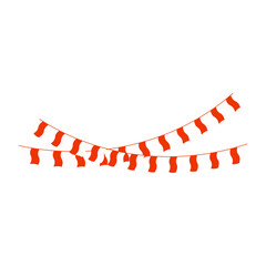 Obraz premium Indonesia Independence Day. Indonesian Flag. Element set illustration