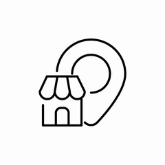 store location icon vector