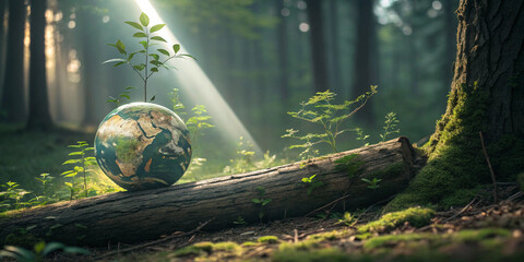 A Renewable Energy Concept for Earth Day or World Environment Day