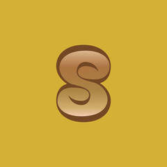 Letter S Cinnamon Roll