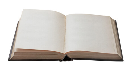 Blank Pages in an Open Book