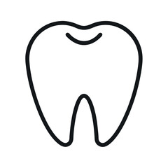 Teeth Outline Human Vector Design