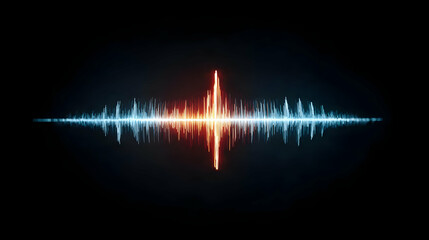 waves visualized as pulsing lines across a black void with glowing echoes