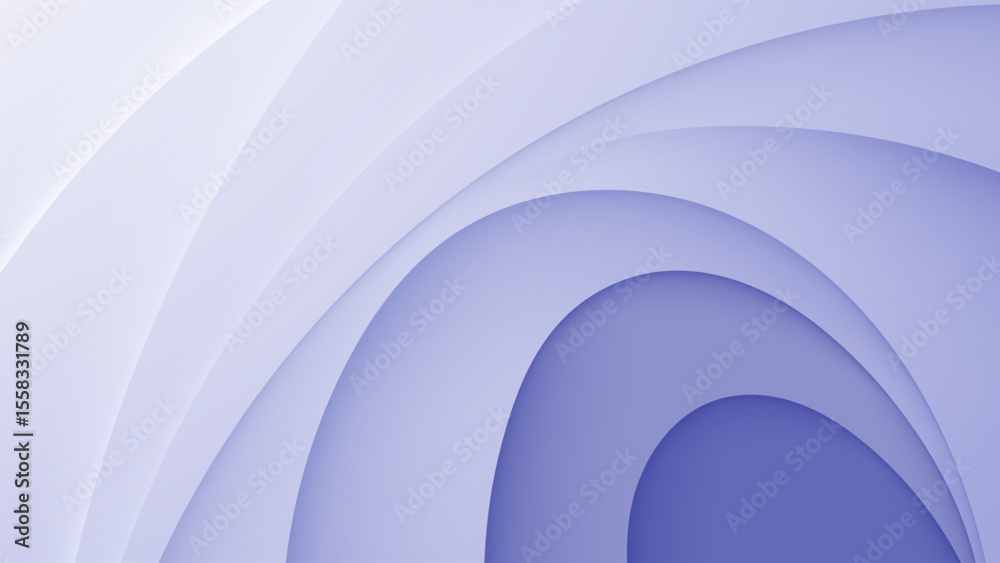 Poster abstract blue background with smooth lines and futuristic wave design