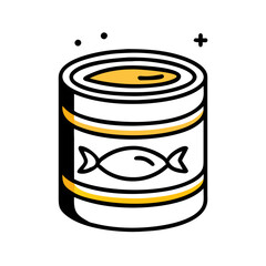 Canned food icon 