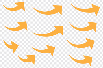 Curve arrows icon, Curved arrows, Arrow sign, Black arrows set 