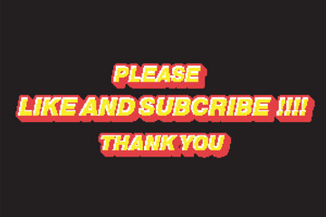 Vibrant And engaging background illustration featuring the phrase please like and subscribe this grapich is perfect for content creator who want to encourage audiences interaction and growth,