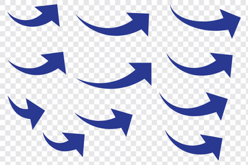 Curve arrows icon, Curved arrows, Arrow sign, Black arrows set 