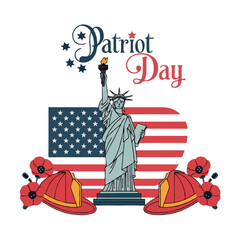 Colorful Patriot Day Vector Art – Vibrant Tribute Designs for 9/11