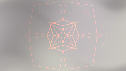 Abstract Geometric Pattern with Pale Color Palette Creates a Modern Backdrop