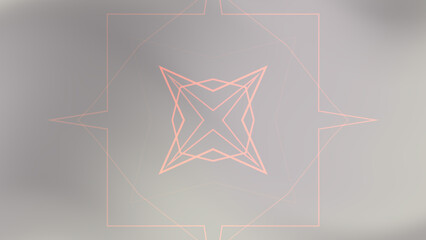 Elegant Geometric Pattern with Soft Hues and Subtle Depth Abstract Design
