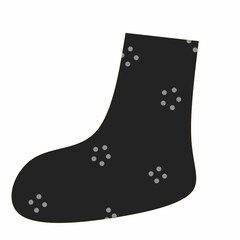 Vector illustration of socks, colorful cute socks, children's socks clipart