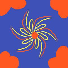 Fototapeta premium Flower vector illustration 