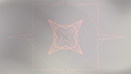 Elegant Geometric Design with Soft Pink Lines on a Subtle Gradient Background