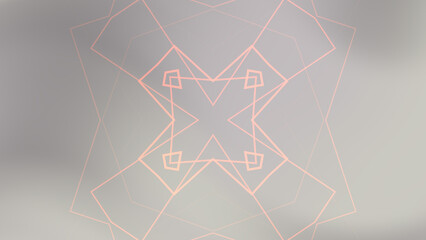 Elegant Geometric Pattern Background with Soft Hues and Line Art Design