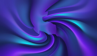 Swirling Abstract Background in Vibrant Purple Tones