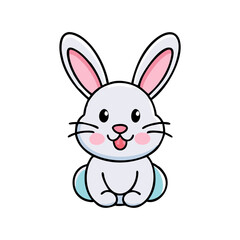 Obraz premium Bunny icon isolate 