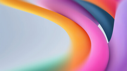 Vibrant Abstract Waves Background Design