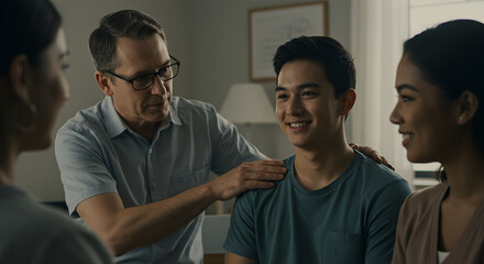 A supportive group discussion