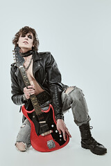 cool rock musician