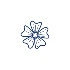 Flower graphic design illustration