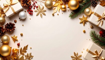 Festive christmas decoration arrangement cozy indoor space holiday themed natural elements close-up view seasonal cheer